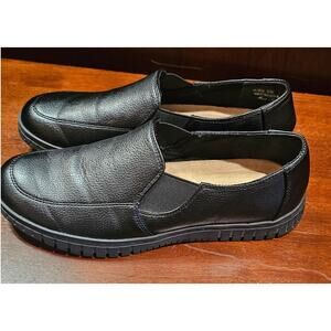 Easy Street Athleisure Comfort Wave Black Slip On Oriel Shoes, New, Sz 8M